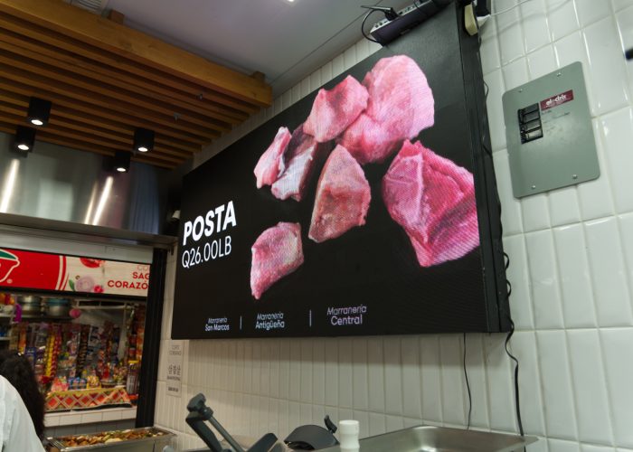 Pantalla led Carniceria 2