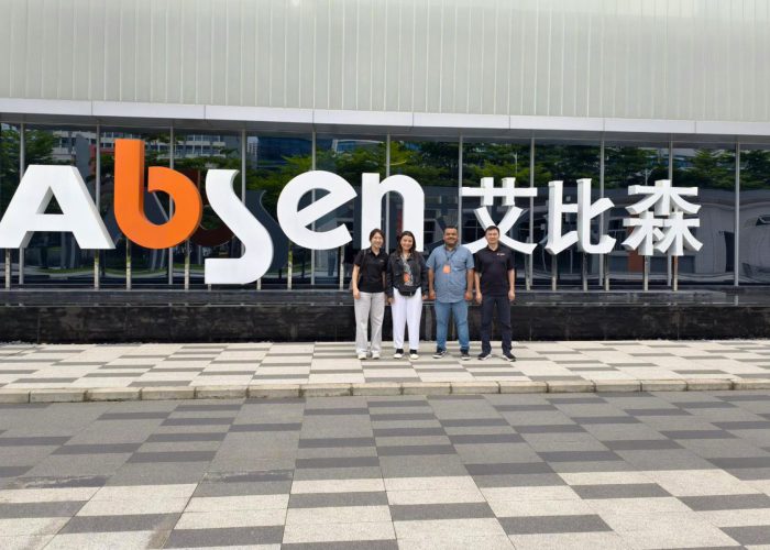 Corpotek visita a Absen en China
